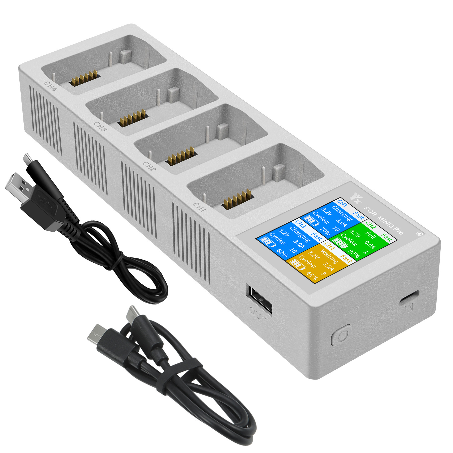 4in1 3in1 Battery Charging Hub – обзор и цена Drone Charging Hub