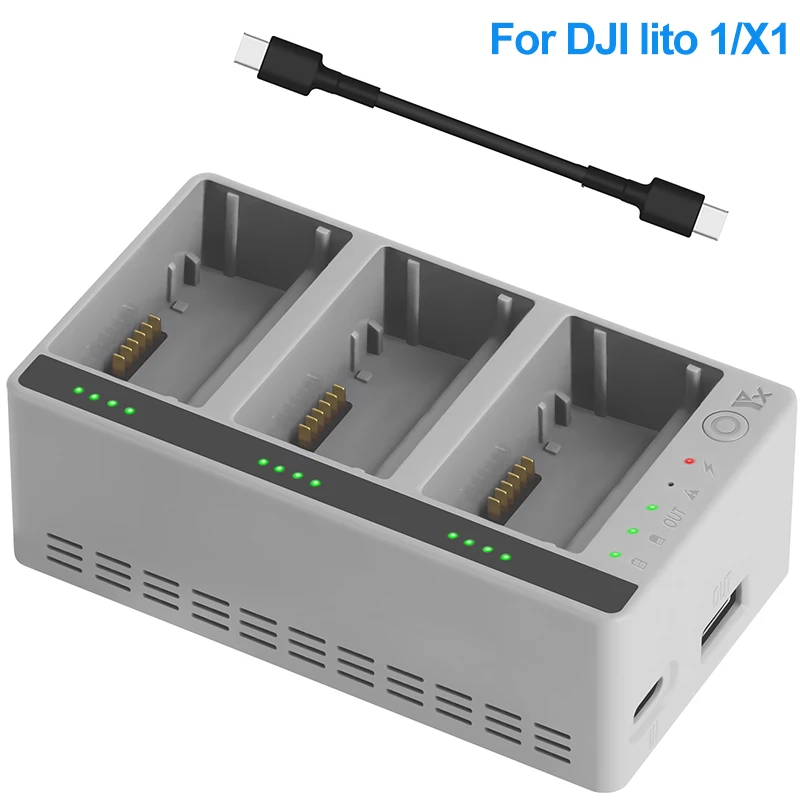 Charger Hub for DJI LITO 1 X1  – обзор и цена Drone Charging Hub