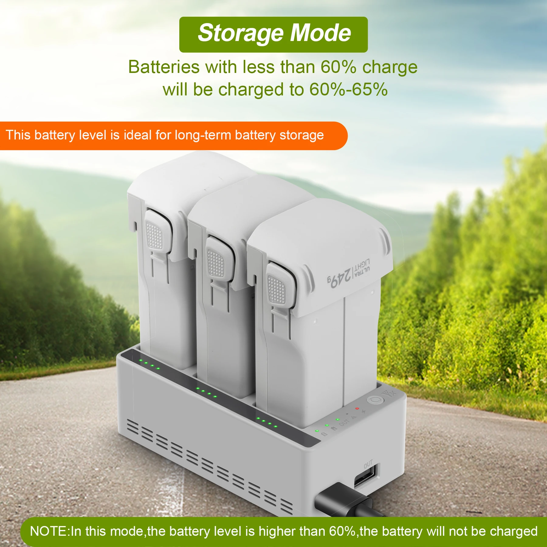 Charger Hub for DJI LITO 1 X1  – обзор и цена Drone Charging Hub