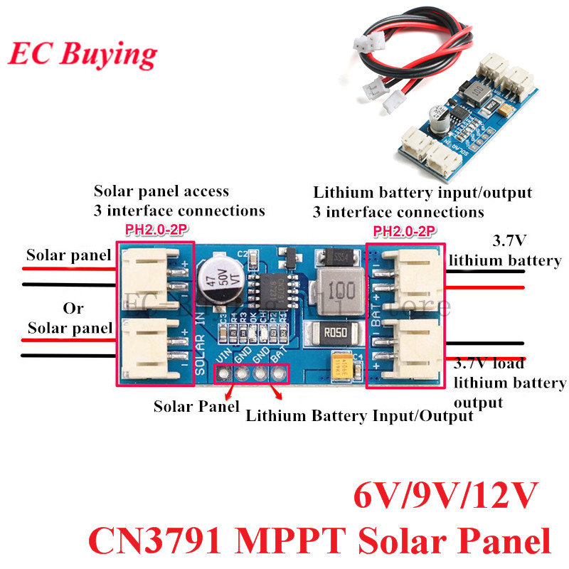 CN3791 MPPT Solar Panel 6V/9V/ – обзор и цена Drone Solar Charger