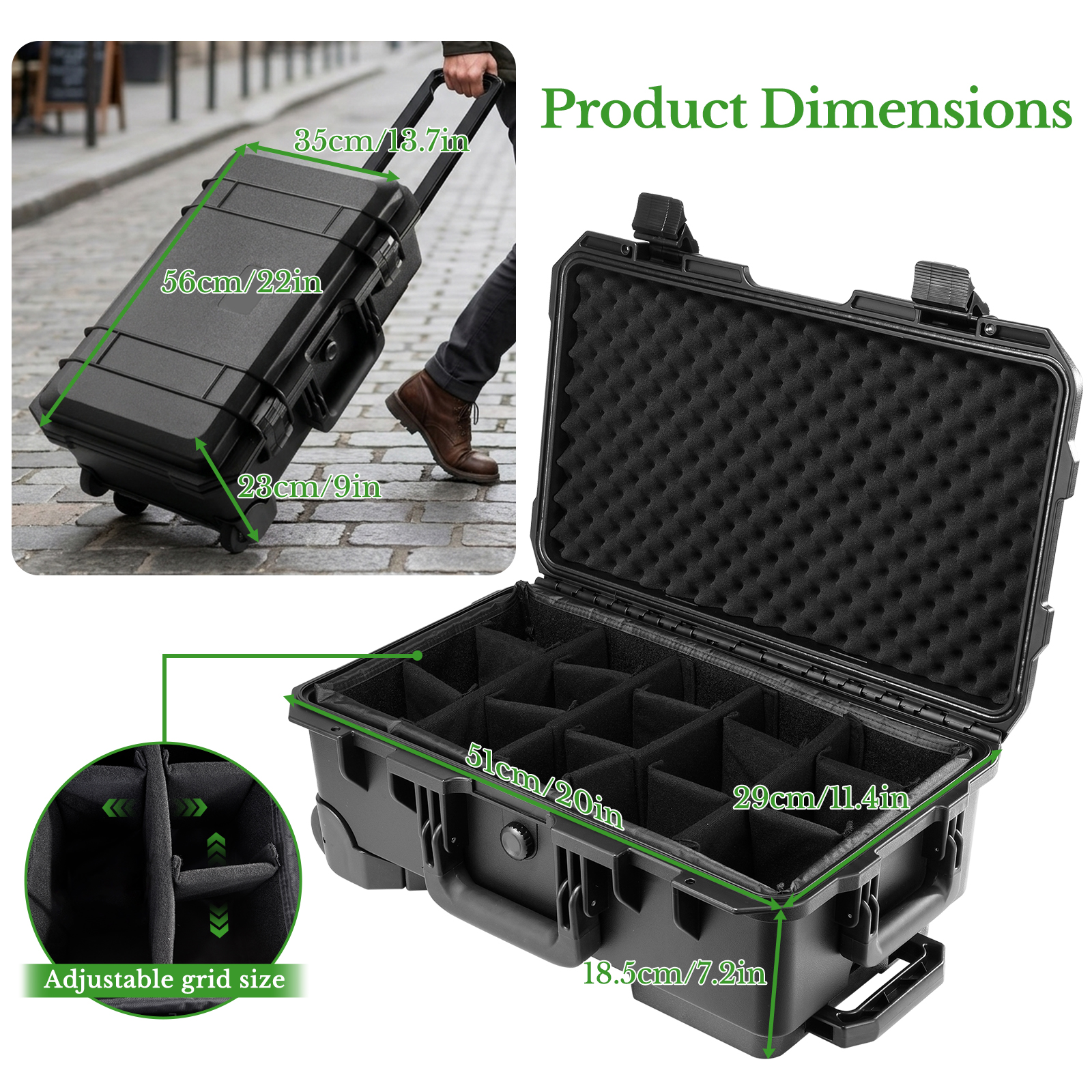 Professional Large Hard Rollin – обзор и цена Drone Carrying Case