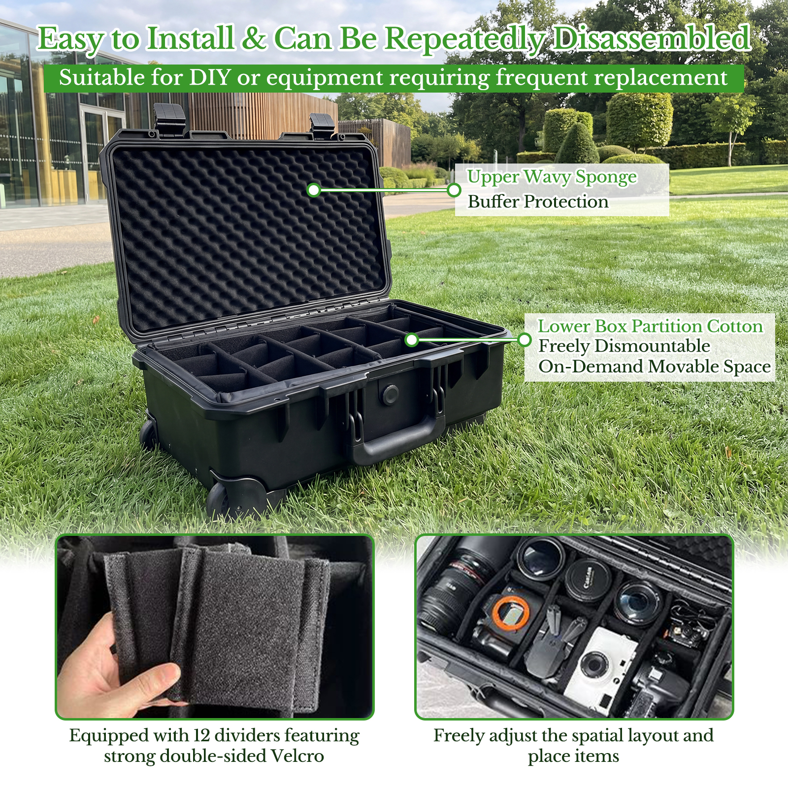 Professional Large Hard Rollin – обзор и цена Drone Carrying Case