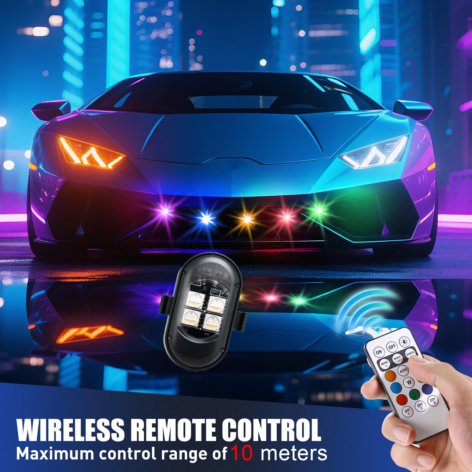 Upgraded 4LEDs Wireless LED St – обзор и цена Drone Beacon Light
