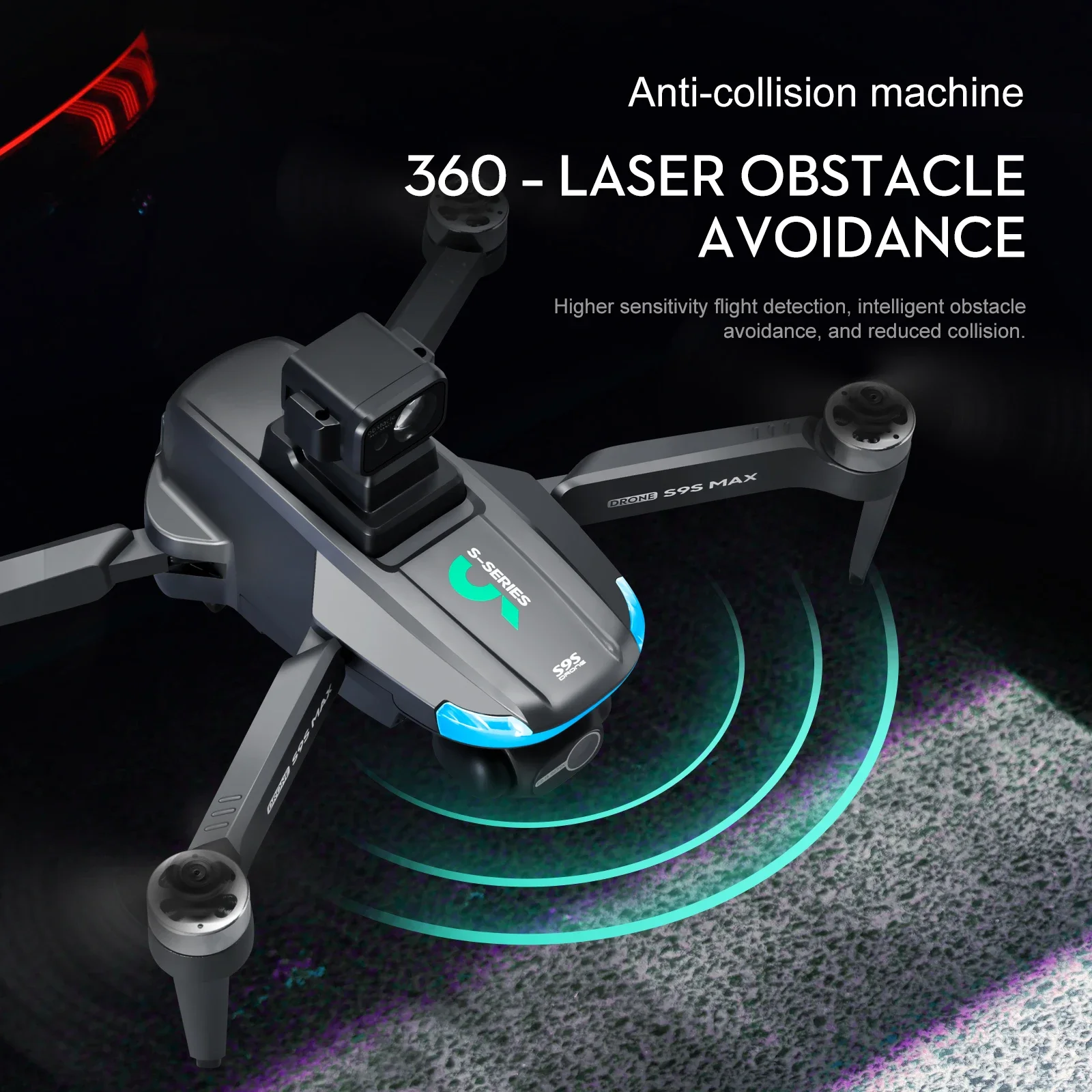 NEW S9S MAX MINI Drone 4K 2-Ax – обзор и цена Drone Remote Controller Lanyard
