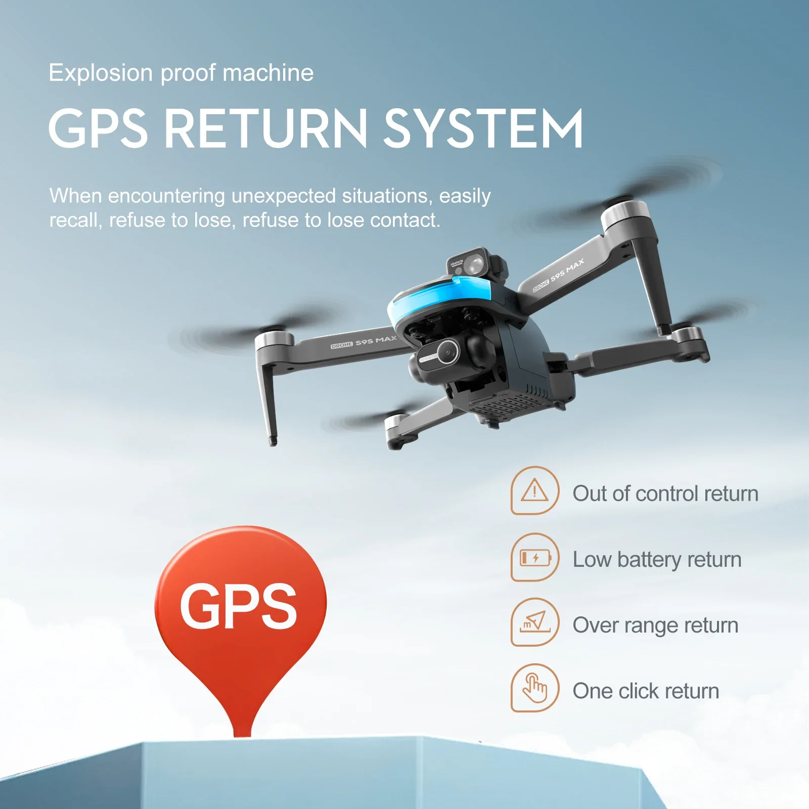 NEW S9S MAX MINI Drone 4K 2-Ax – обзор и цена Drone Remote Controller Lanyard