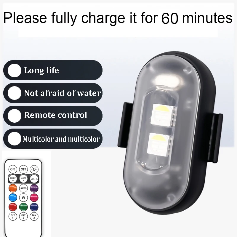 2/4/8Pcs Wireless Remote Contr – обзор и цена Drone Strobe Light
