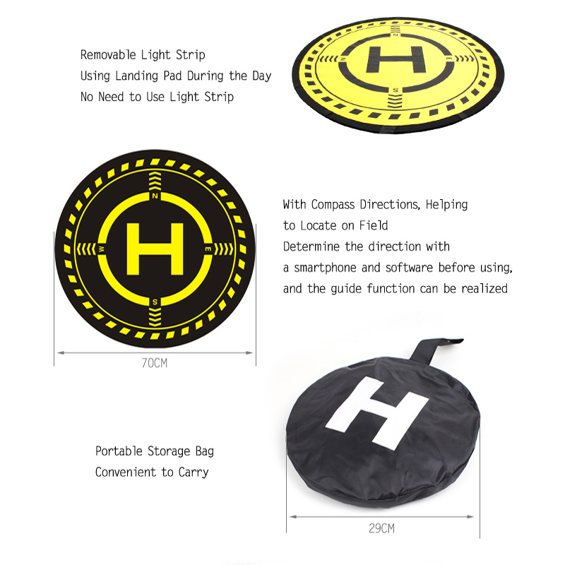 drone Parking apron with light – обзор и цена Drone Landing Pad