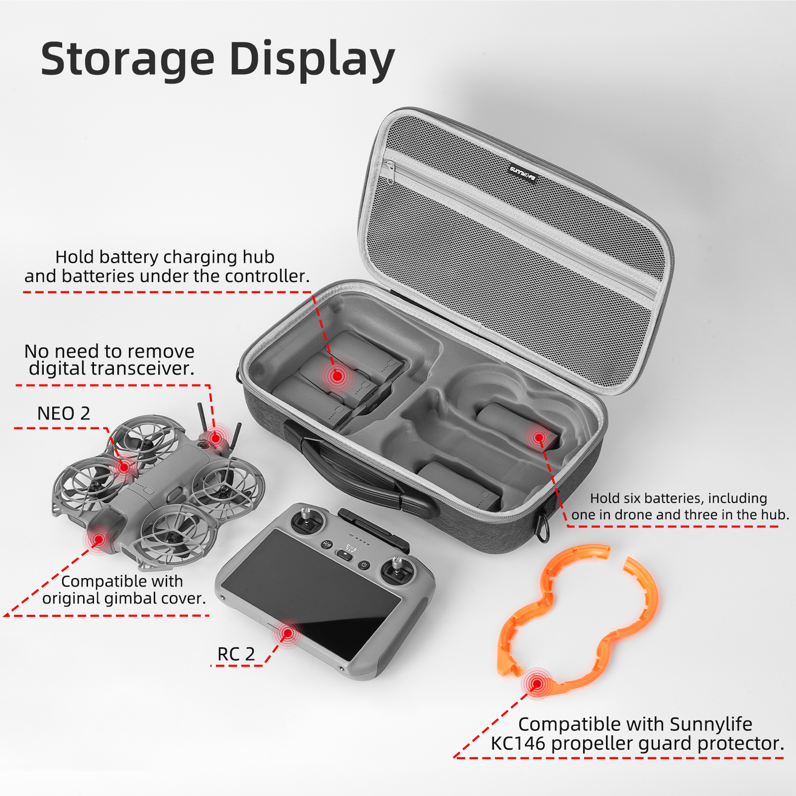 Portable Carrying Case For DJI – обзор и цена Drone Carrying Case