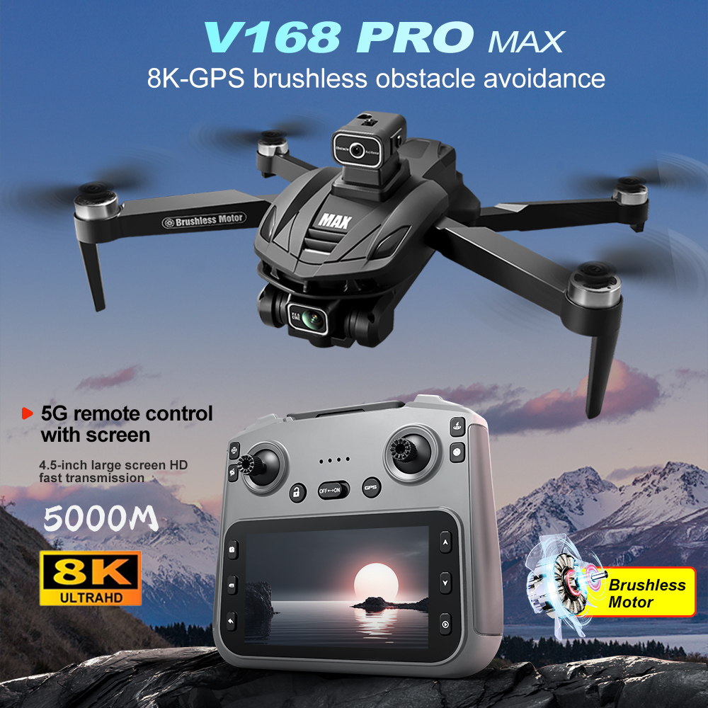 V168 PRO Max GPS Drone 8K Prof – обзор и цена Drone Battery Adapter