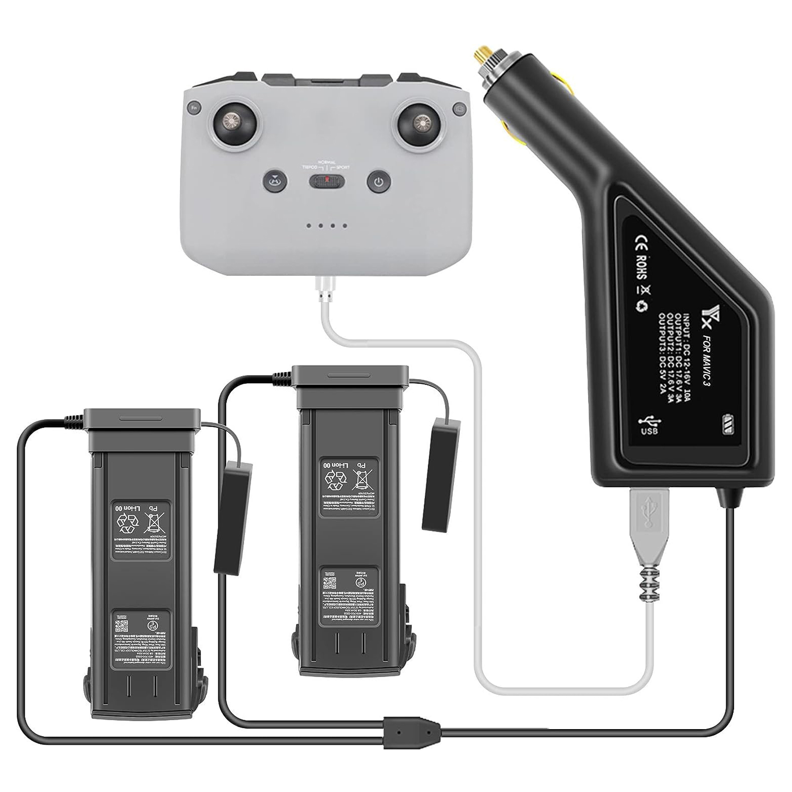 For DJI Mavic 3 Intelligent Ba – обзор и цена Drone Charging Hub