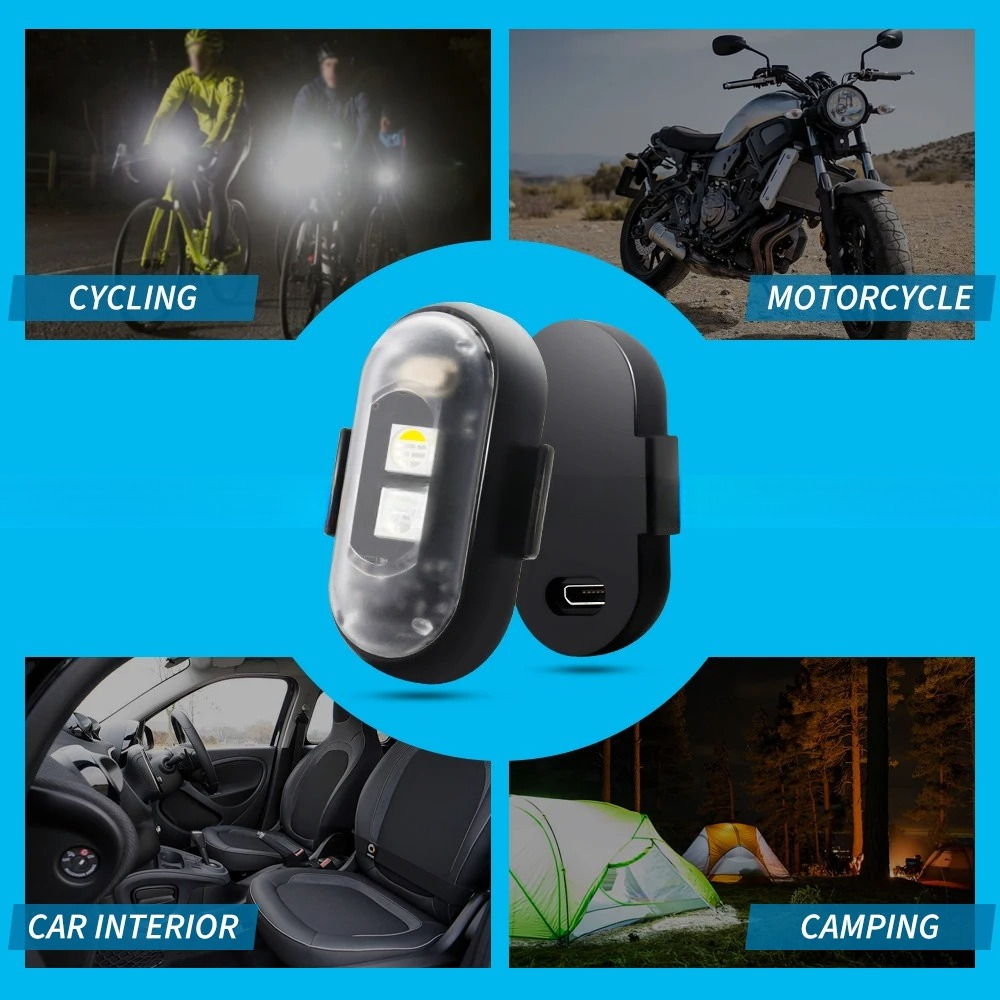 Motorcycle Strobe Light, APP C – обзор и цена Drone Strobe Light