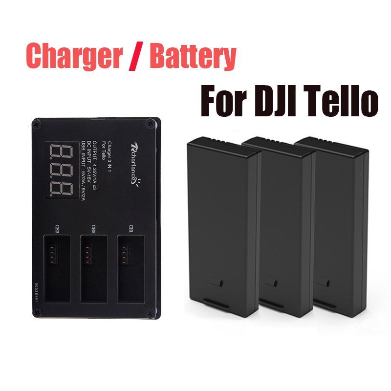 Original DJI Tello battery / D – обзор и цена Drone Charging Hub