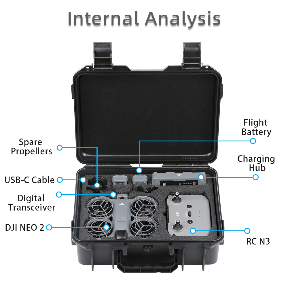 For DJI NEO 2 Case Bag Explosi – обзор и цена Drone Hard Shell Case