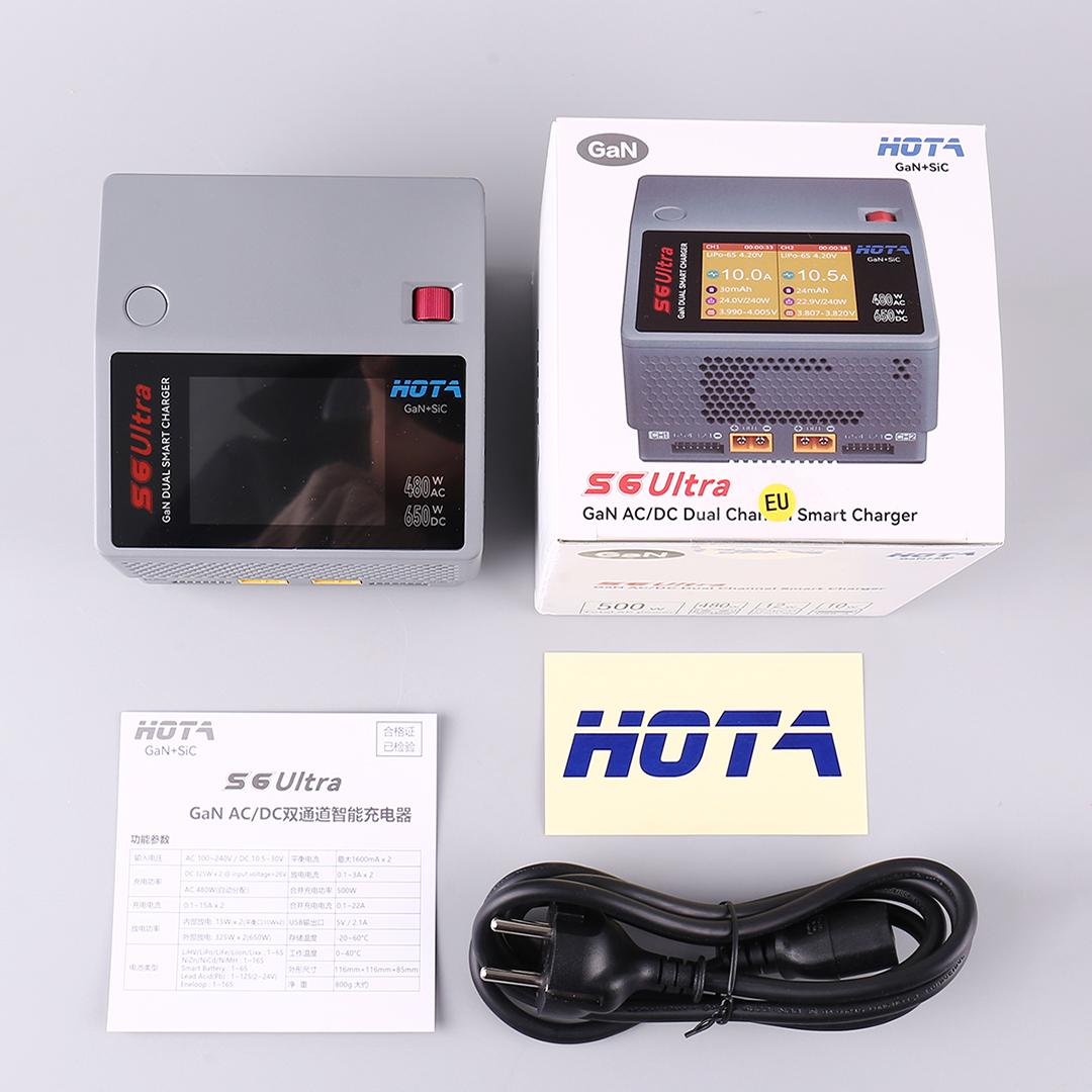 HOTA S6 Ultra Gallium Nitride  – обзор и цена Drone Battery Charger