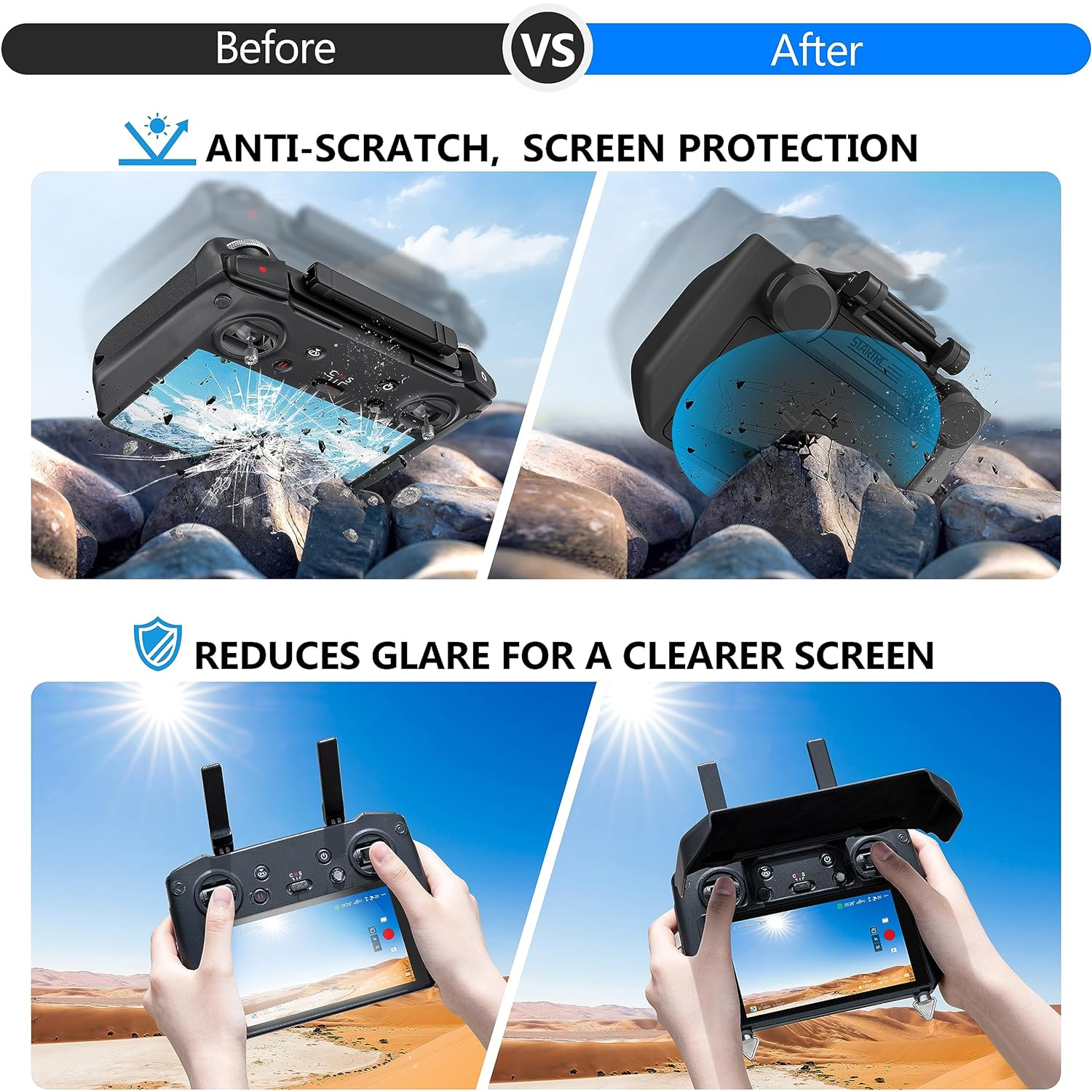 2-in-1 Sun Hood & Joystick Cov – обзор и цена Drone Joystick Cover