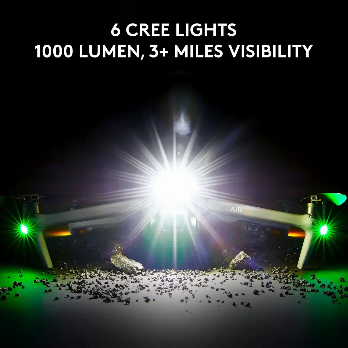 VIFLY Strobe Platinum - 6 Cree – обзор и цена Drone Beacon Light
