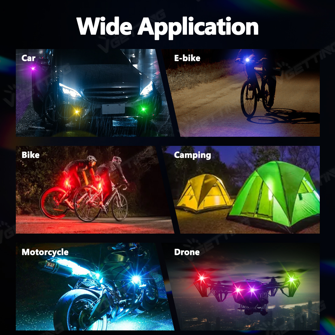 4Pcs Mini Drone Strobe Light 8 – обзор и цена Drone Strobe Light