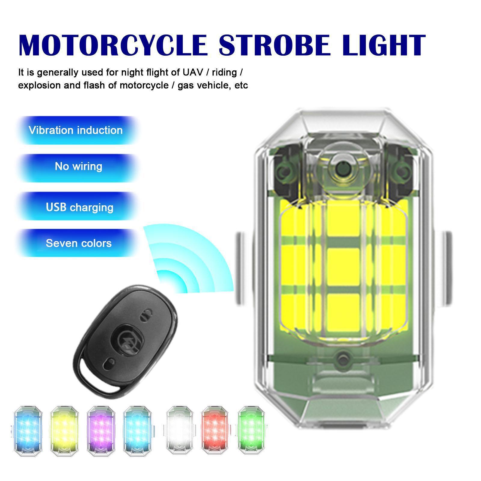 1/2/4Pc Remote Motorcycle Ligh – обзор и цена Drone Beacon Light