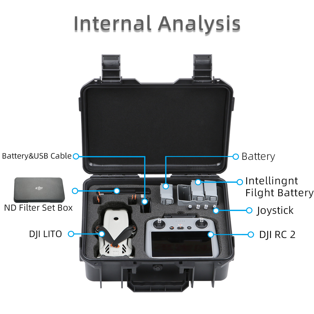For DJI LITO 1 X1 Drone Hard S – обзор и цена Drone Hard Shell Case