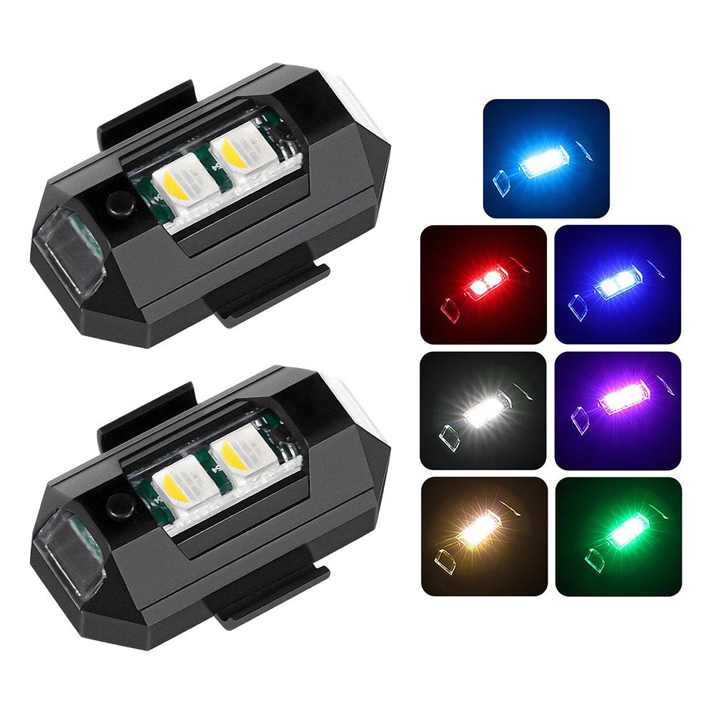 2PCS Mini LED Strobe Lights De – обзор и цена Drone Beacon Light