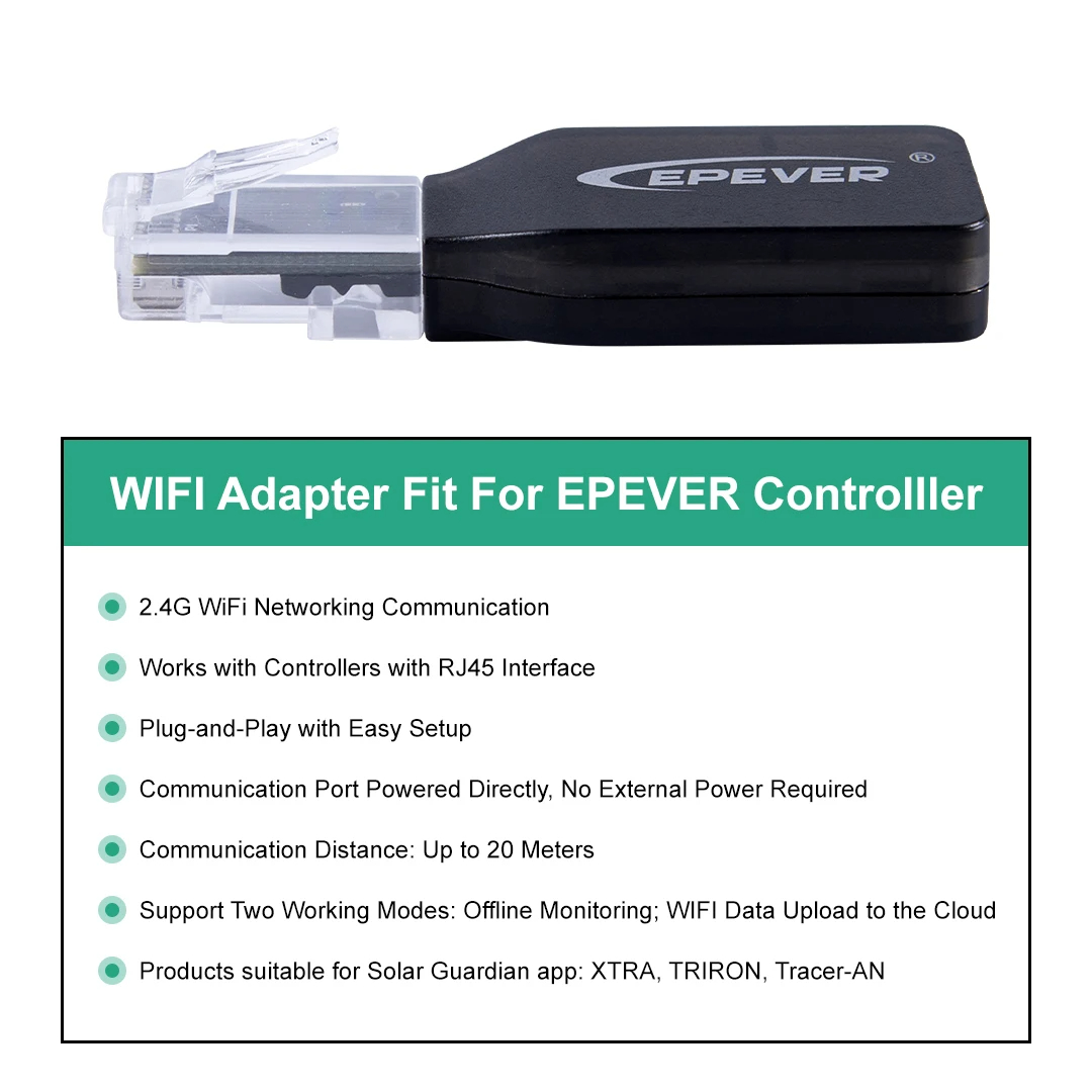 EPEVER WiFi 2.4G RJ45 D WIFI B – обзор и цена Drone Solar Charger