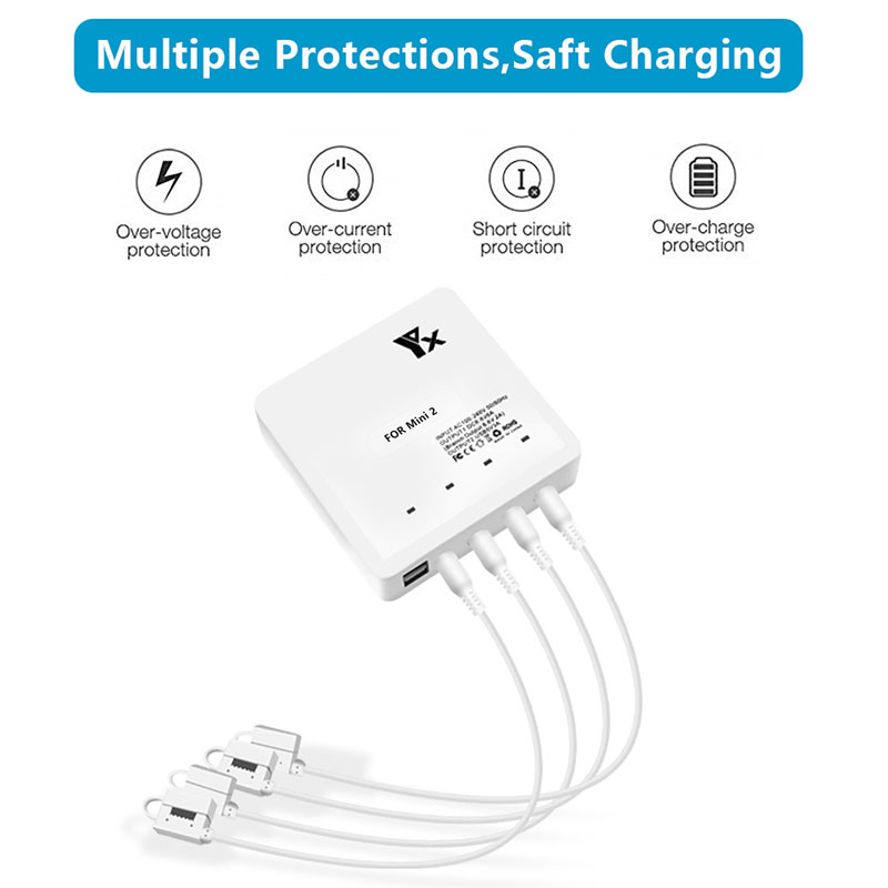 YX 6IN1 Fast Smart Battery Cha – обзор и цена Drone Charging Hub