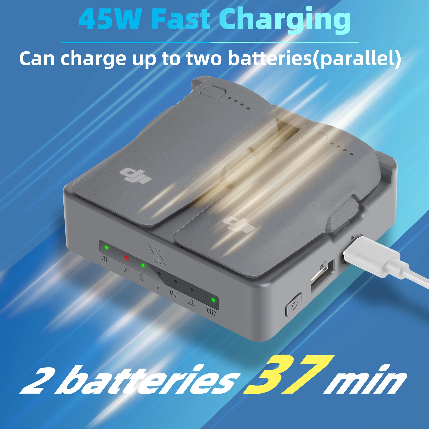 NEO 2 Fast Charging Hub Batter – обзор и цена Drone Charging Hub