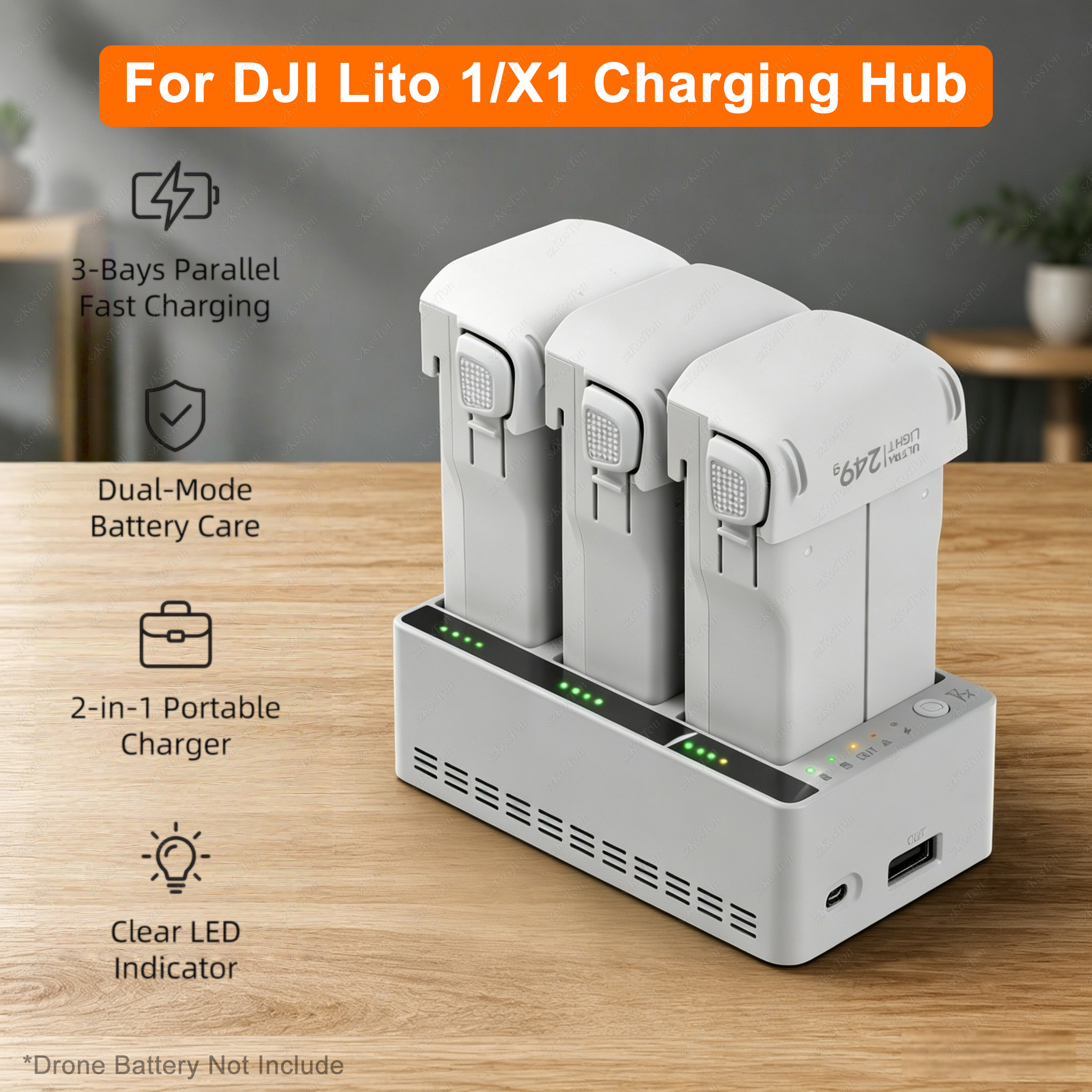 3-Way Battery Charger Butler F – обзор и цена Drone Charging Hub