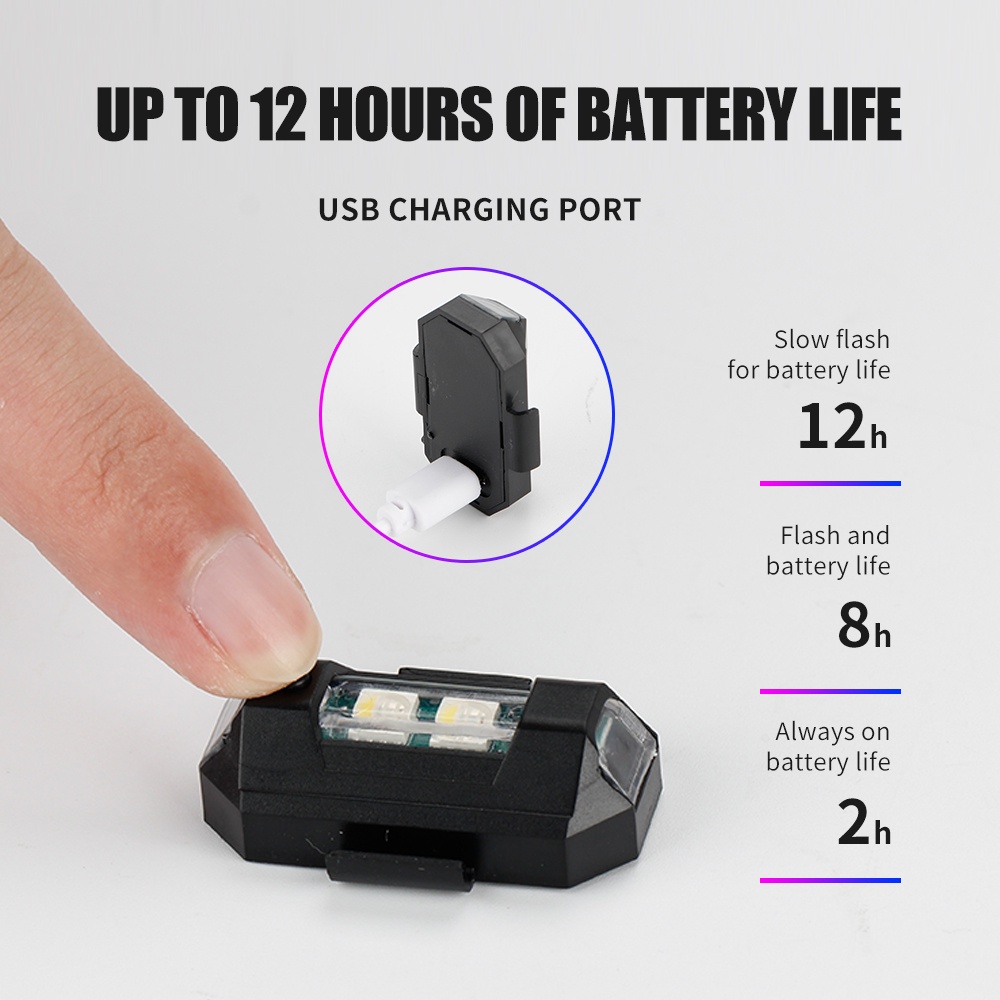 1PC 7 Color Mini USB Charging  – обзор и цена Drone Beacon Light