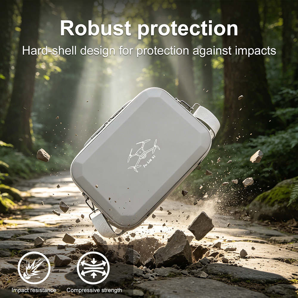 XFJI PU Leather Hard Shell Sho – обзор и цена Drone Hard Shell Case