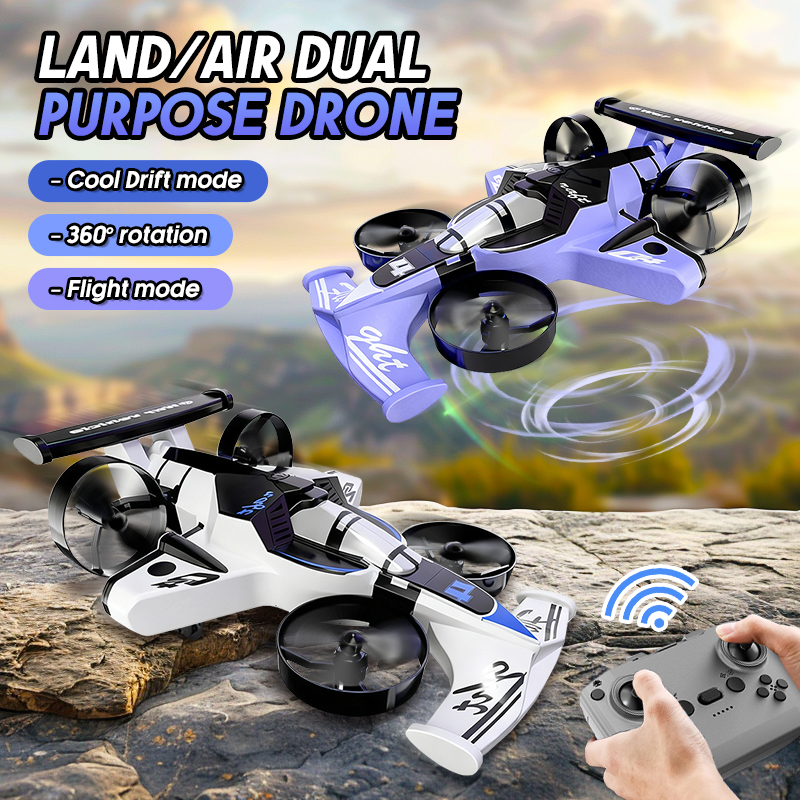 2in1 Mini Drone Air-Ground Fly – обзор и цена Drone Power Bank