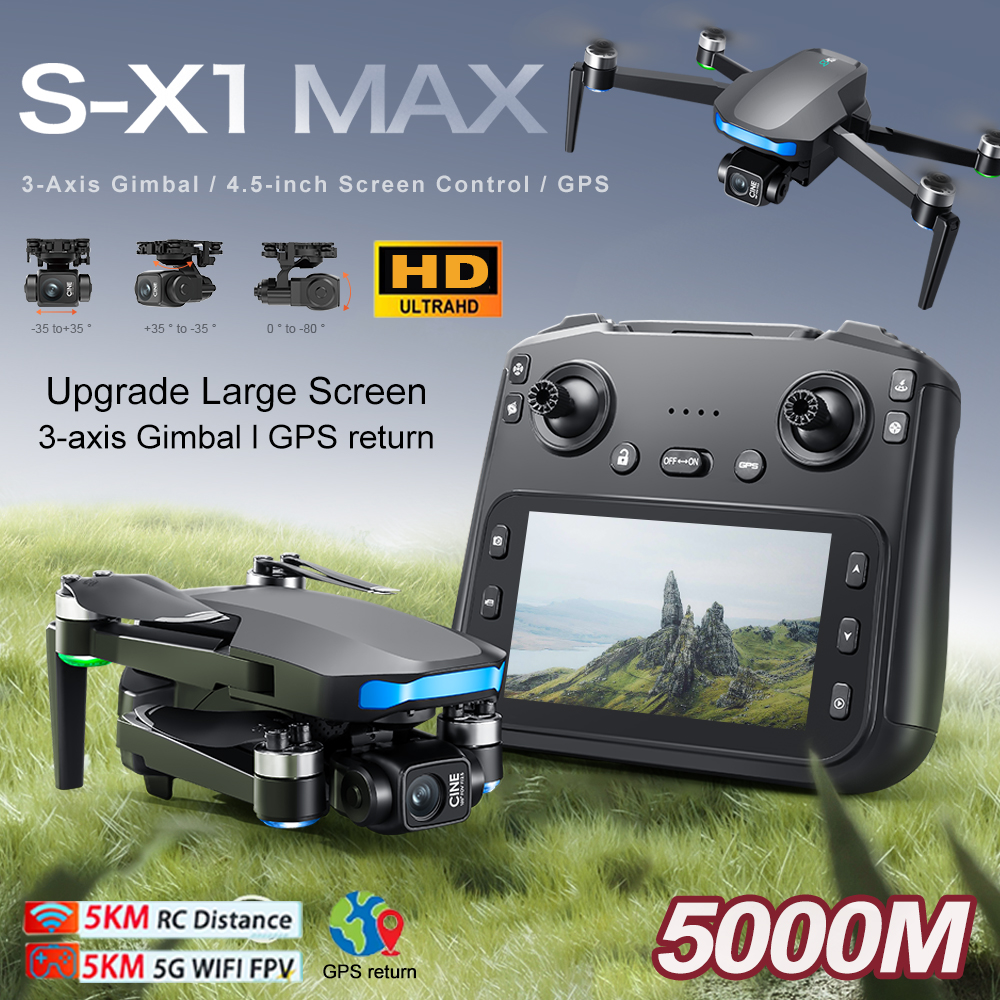 New S-X1 MAX Drone GPS 8K Prof – обзор и цена Drone Power Bank