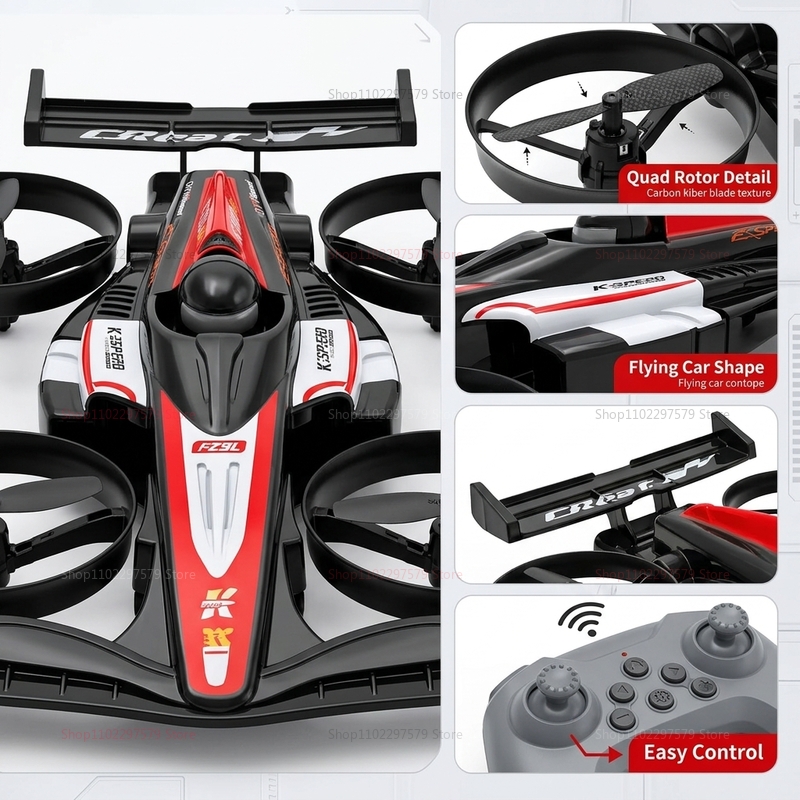 Mini RC Flying Car Transformab – обзор и цена Drone Control Stick
