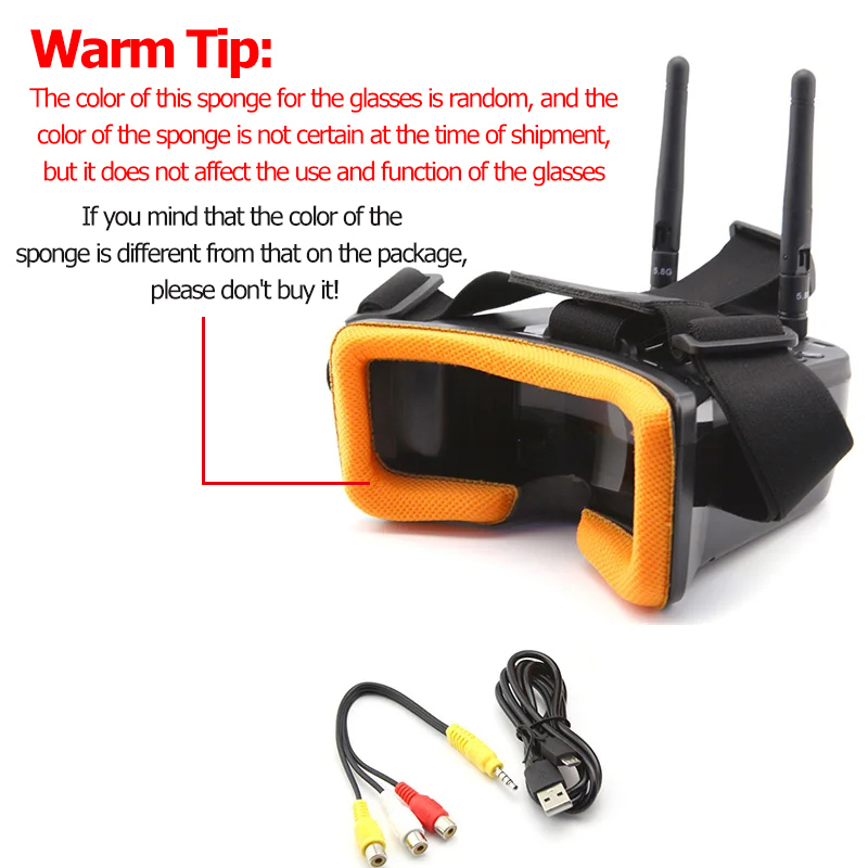 VR009 FPV Video Goggles 3Inch  – обзор и цена Drone Controller Screen