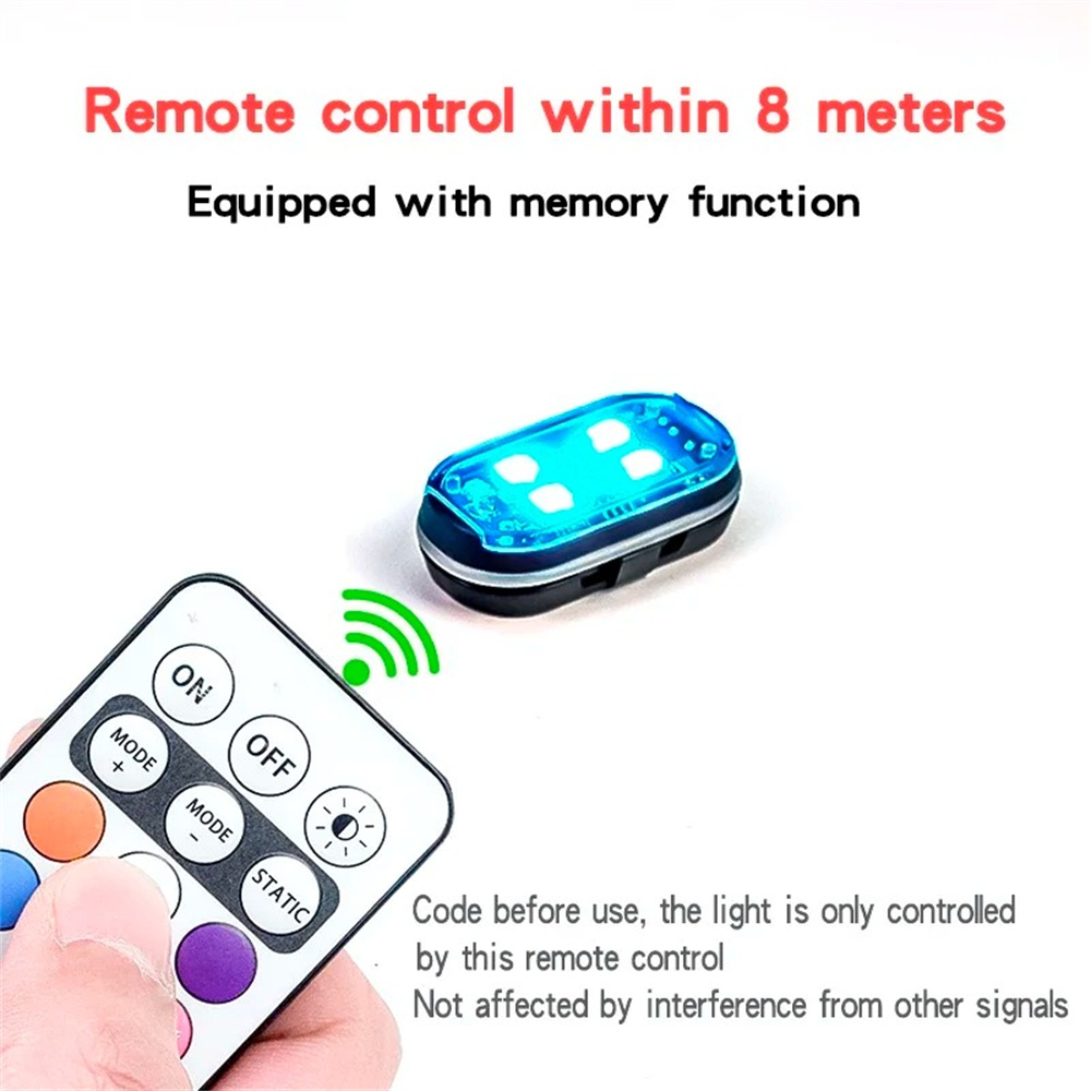 2/4/6pcs Wireless Remote Contr – обзор и цена Drone Strobe Light