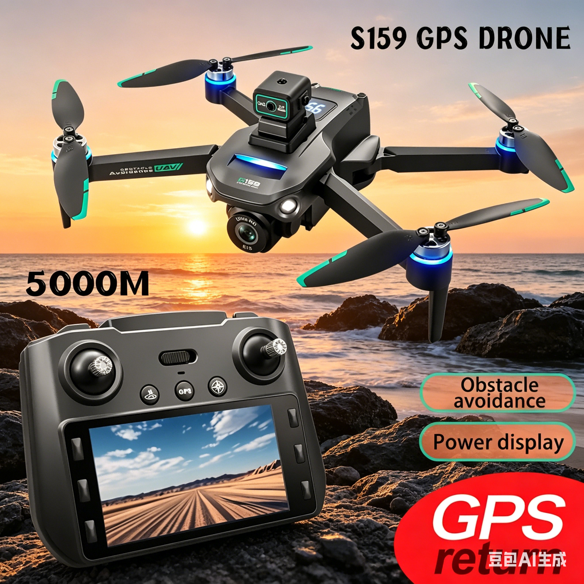 S159 GPS Drone 4K Profesional  – обзор и цена Drone Power Bank