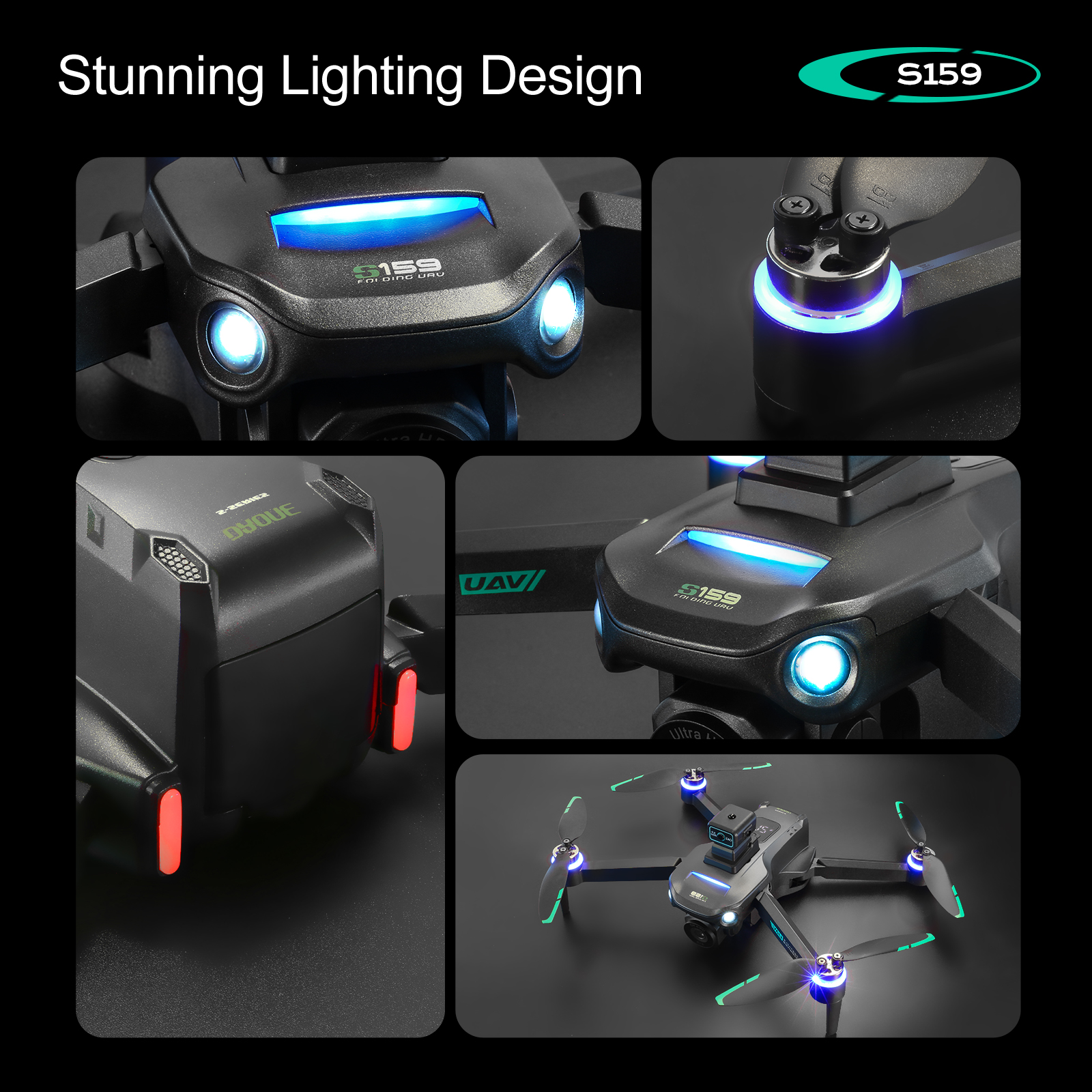 S159 GPS Drone 4K Profesional  – обзор и цена Drone Power Bank