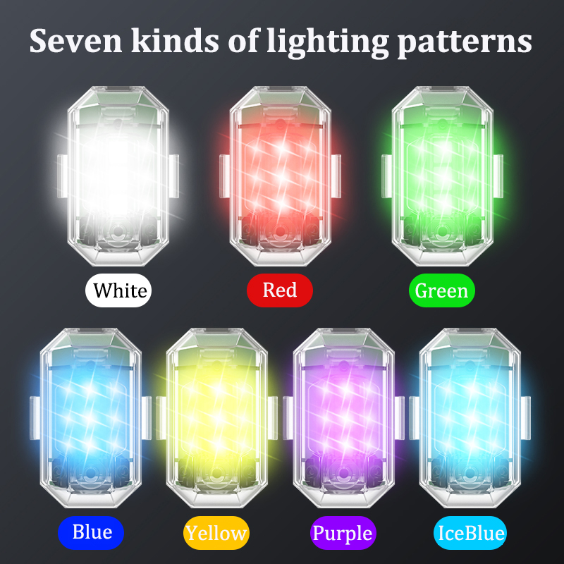 1/2/4pcs Wireless LED Drone St – обзор и цена Drone Strobe Light